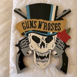 Guns n Roses homemade sign